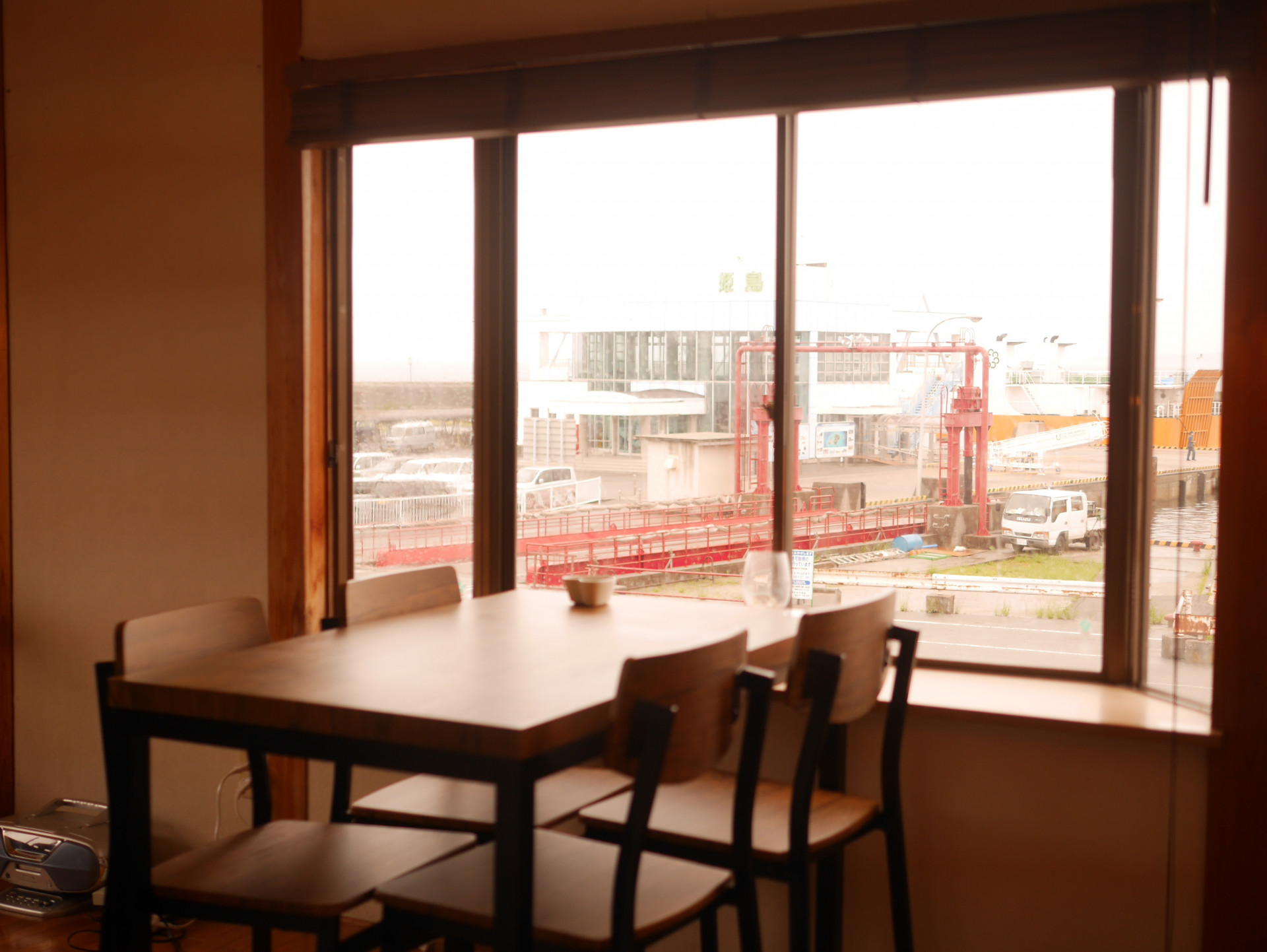 観光案内所から見える景色