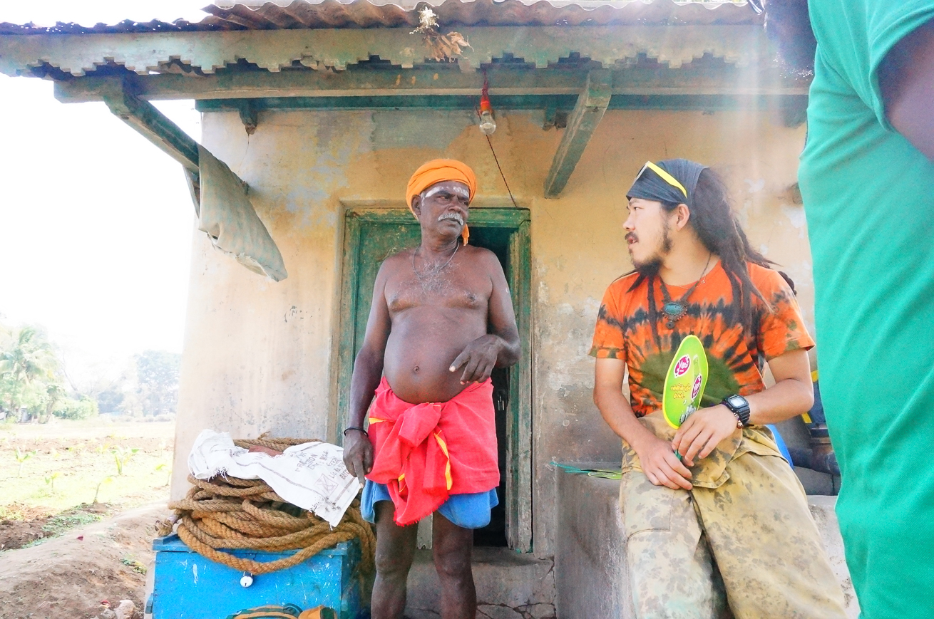 旅行中の勇介さんの写真