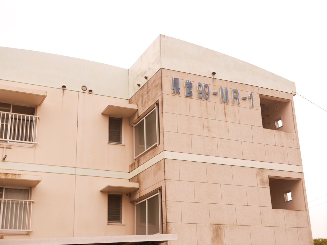 県営住宅の外観写真