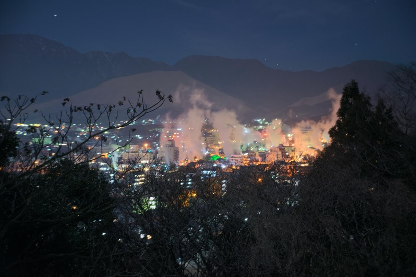 夜の別府