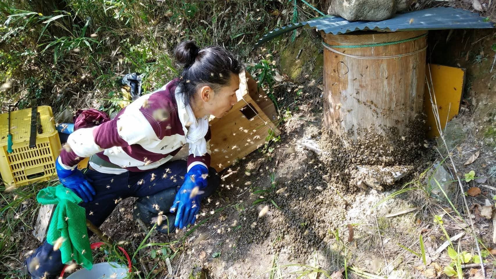 バイクのスタントマンから、日本蜜蜂専門の蜜蜂農家へ。直感を信じて切り開く新たなライフスタイル。