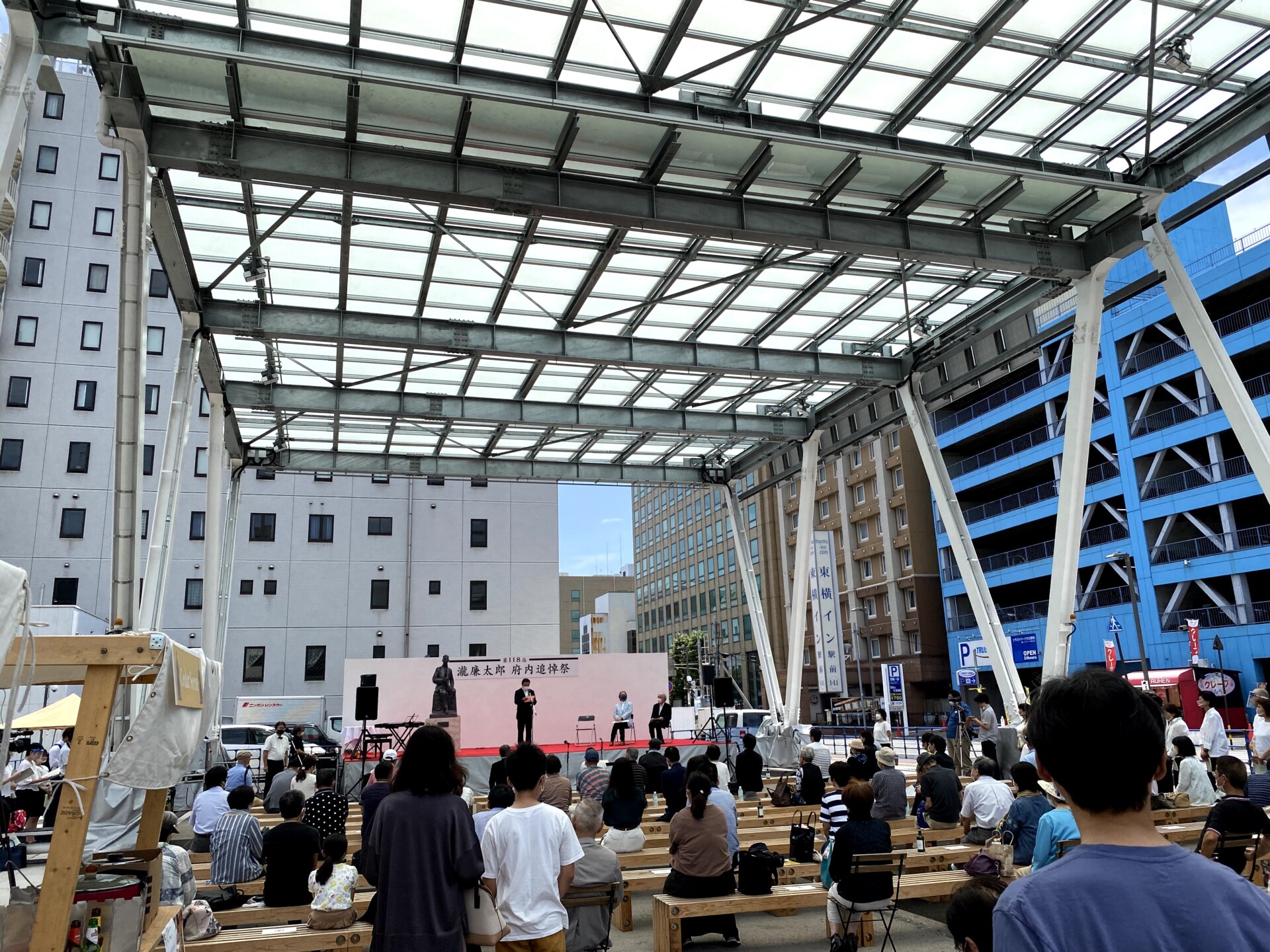 音楽を通して大分市中心部を若者が集まる場にしようと奮闘する日々