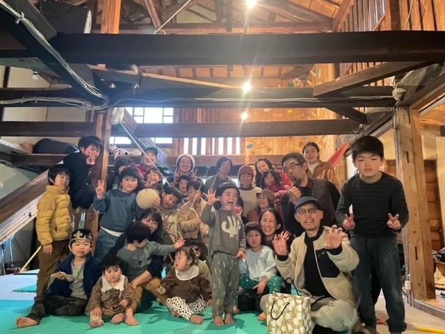 移住前最後のおのころカフェに遊びに来てくれた淡路島の森の学校の子どもたちや仲間