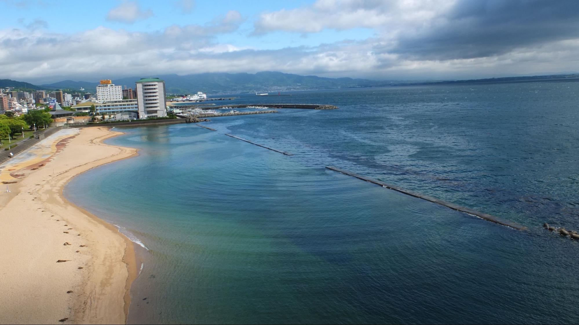 友人と旅行に来た時の別府の風景。ここに住むのもいいかも、と思ったそう。